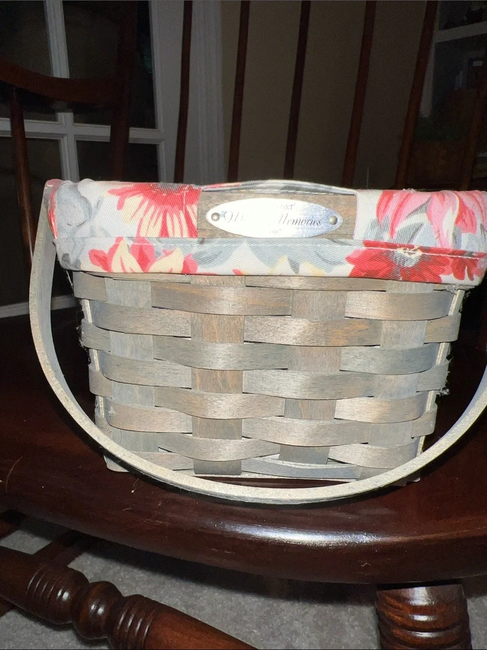 Longaberger 2007 woven Memories Basket - SFH